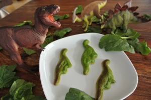 DinoQuiche mit Foodini 3D Drucker gedruckt