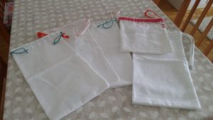 alternative Lebensmittelverpackung selbstgenähte Säckchen